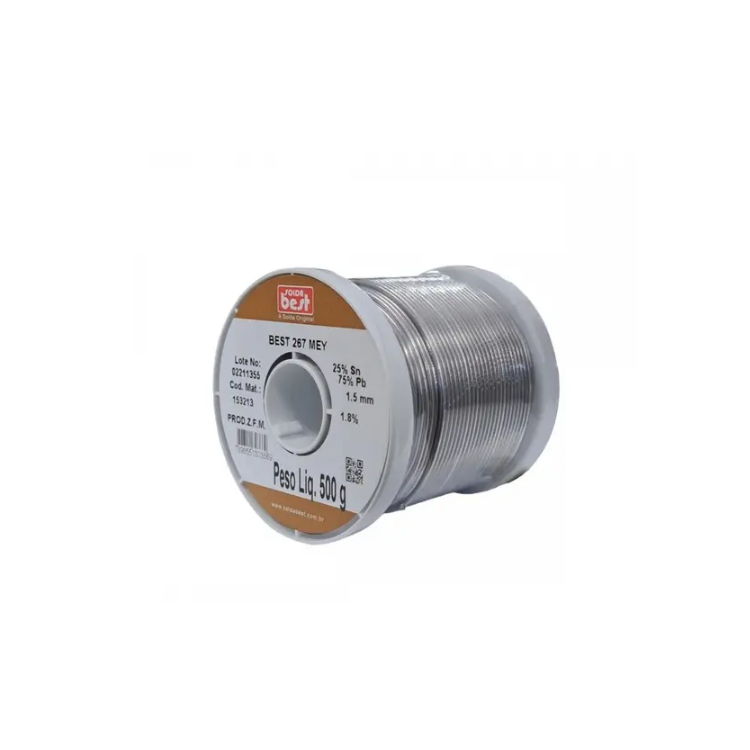 Solda Best Carretel 1,5Mm 267Mey 500Gr. Marrom BESTSOLDAS-153213