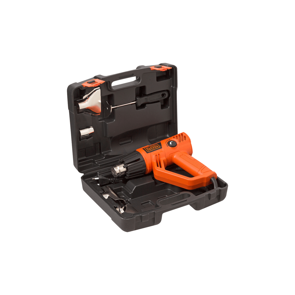 Soprador Térmico 1800W 220V com 5 Acessórios e Maleta - BLACK&DECKER-HG2000K-B2