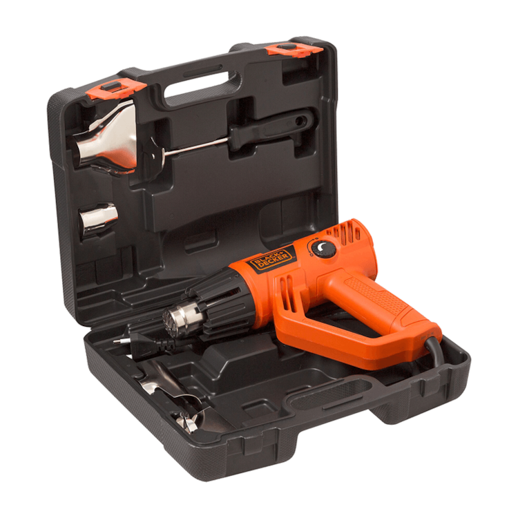Soprador Térmico 1800W 220V com 5 Acessórios e Maleta - BLACK&DECKER-HG2000K-B2
