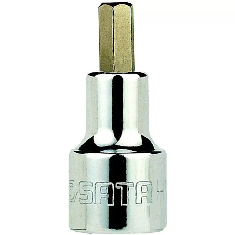 Soquete Com Bit Hexagonal 1/2 x 50mm x 1/4 - SATA - ST24401SC