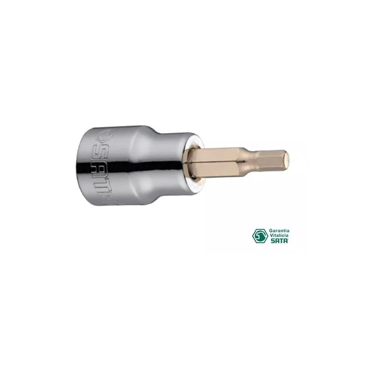 Soquete Com Bit Hexagonal 3/8 X 50mm X 5/16 - SATA-ST22706SC