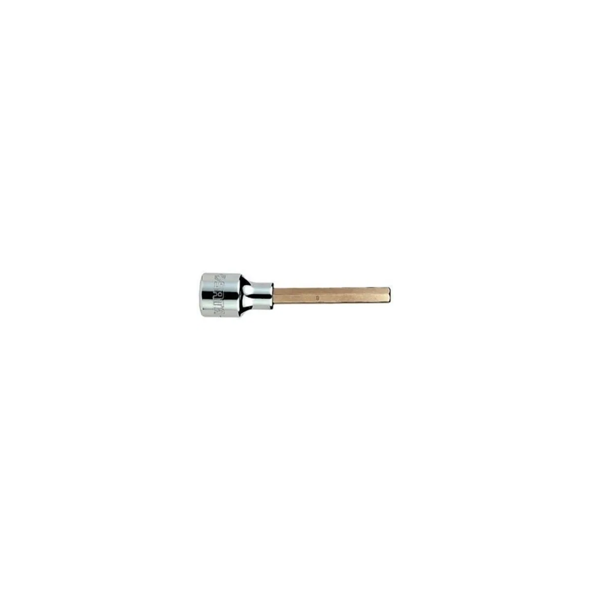 Soquete Com Bit Hexagonal Longo 1/2 x 100mm x 17mm - SATA - ST25209SC