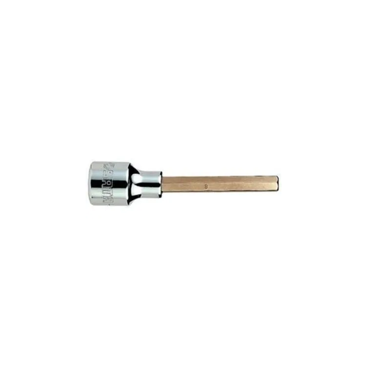 Soquete Com Bit Hexagonal Longo 1/2 x 100mm x 17mm - SATA - ST25209SC