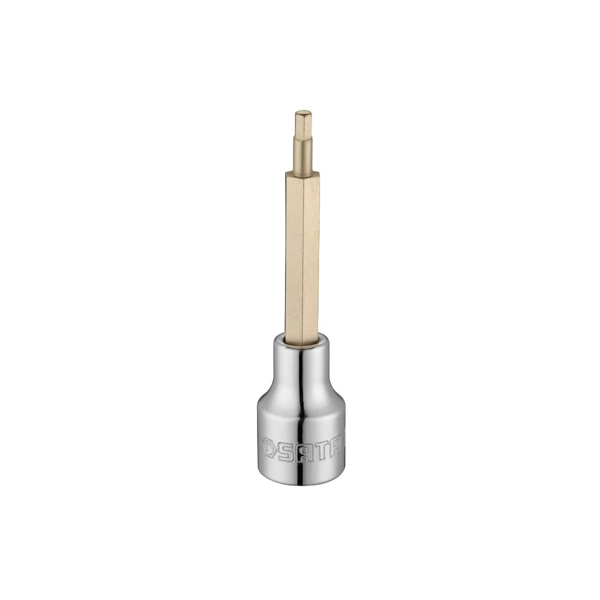 Soquete Com Bit Hexagonal Longo 1/2 x 100mm x 5mm - SATA - ST25202SC