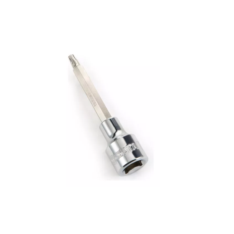 Soquete Com Bit Multidentado Longo 1/2 x 100mm x m10 - SATA - ST25804SC