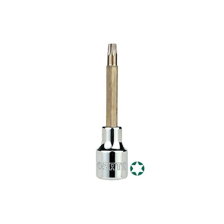 Soquete Com Bit Torx Longo 1/2 x 100mm x t27 - SATA - ST25103SC