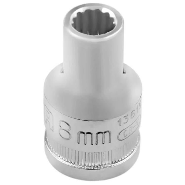 Soquete Estriado 1/2 8mm - SATA - ST13619SC