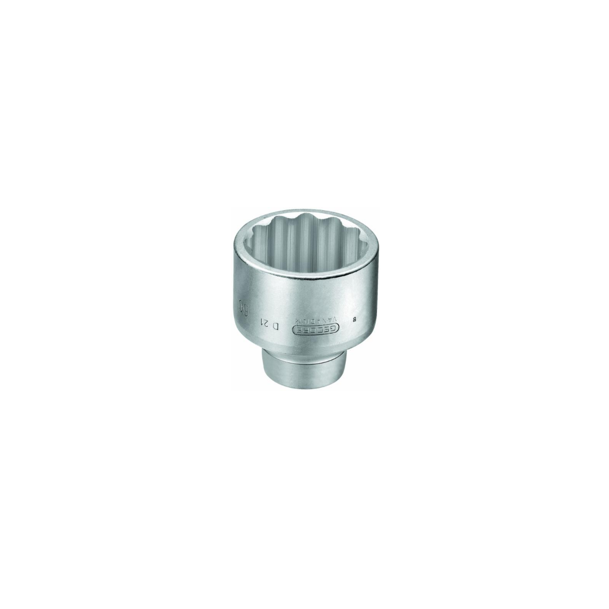 Soquete Estriado 2.1/2" Encaixe 1" - GEDORE 018076