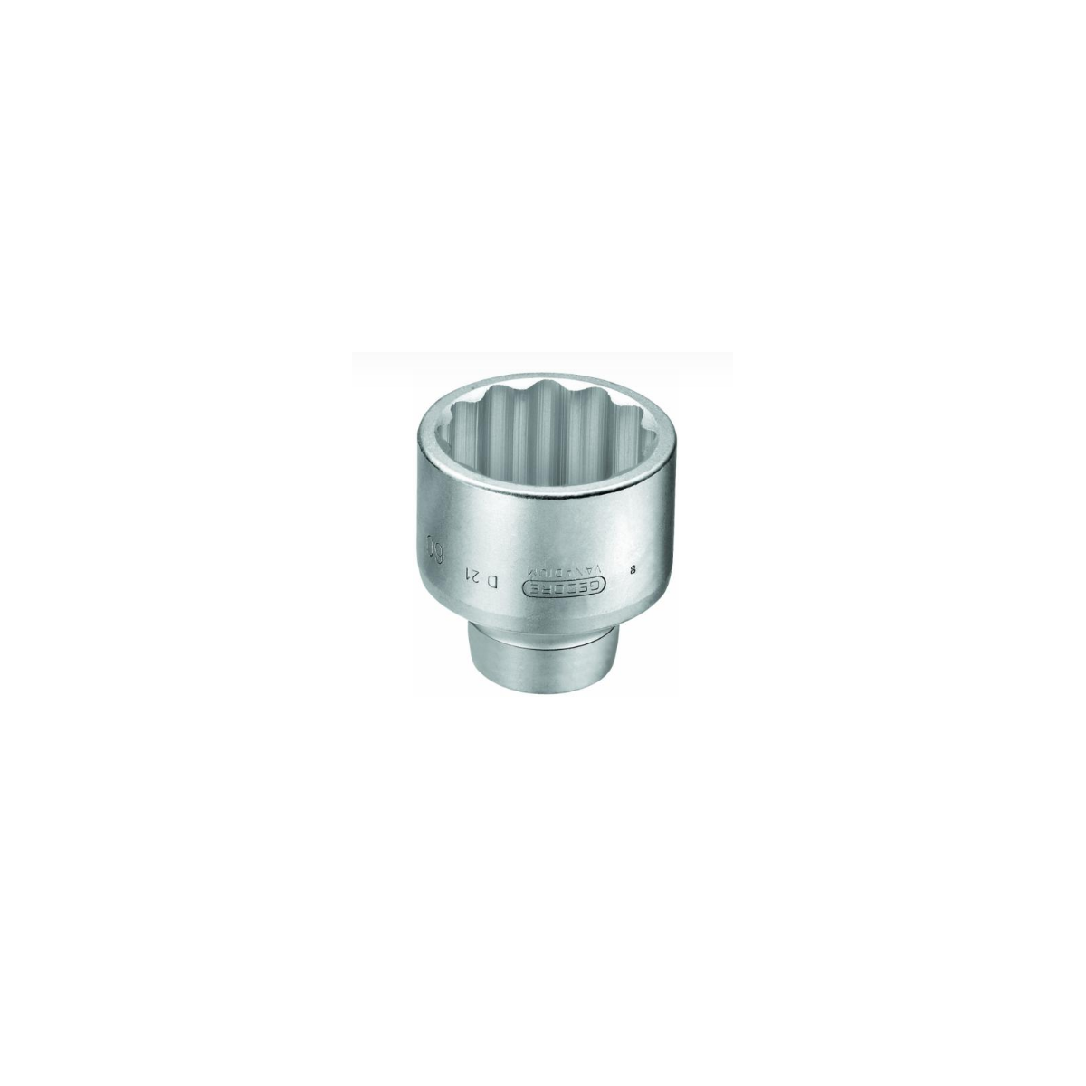 Soquete Estriado 2.1/8" Encaixe 1" - GEDORE 018059