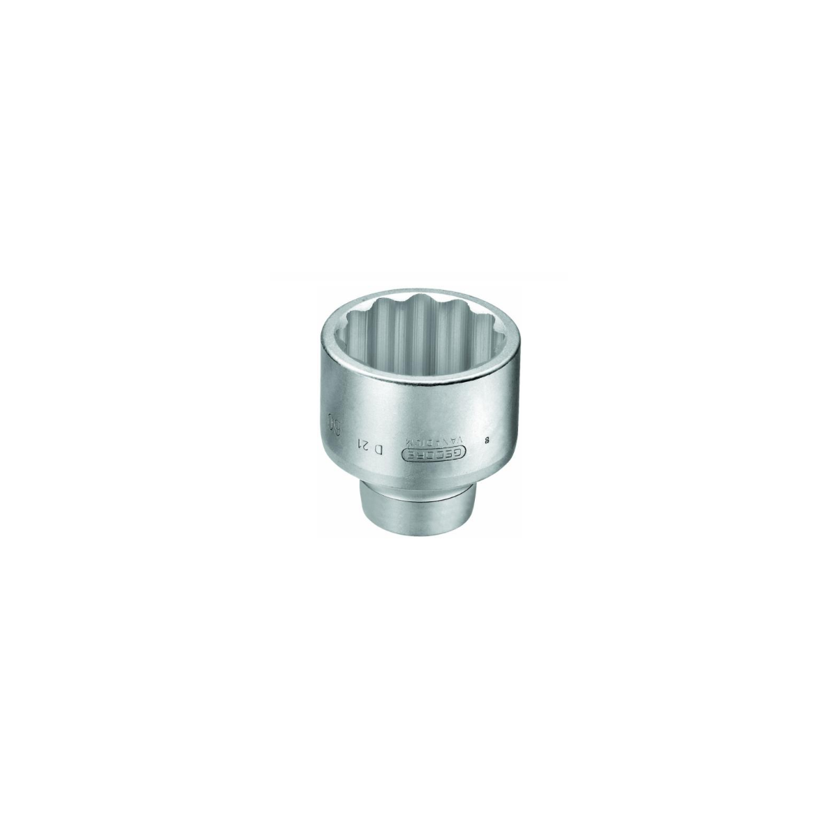 Soquete Estriado 2" Encaixe 1" - GEDORE 018058