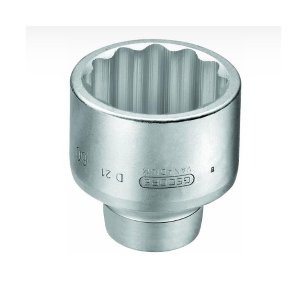 Soquete Estriado 65 mm com Encaixe 1" - GEDORE-018011
