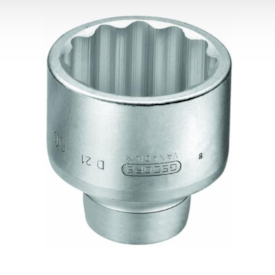 Soquete Estriado 70 mm com Encaixe 1" - GEDORE-018012