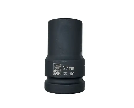 Soquete Pito Impacto Longo Sextavado 27 Mm Encaixe 1'' - EDA-9KW