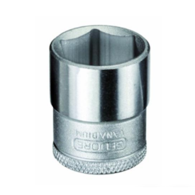 Soquete Sextavado 1/4" com Encaixe 3/8" - GEDORE-014051