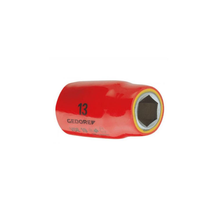 Soquete Sextavado VDE 10 mm com Encaixe 1/2" - GEDORE-091765