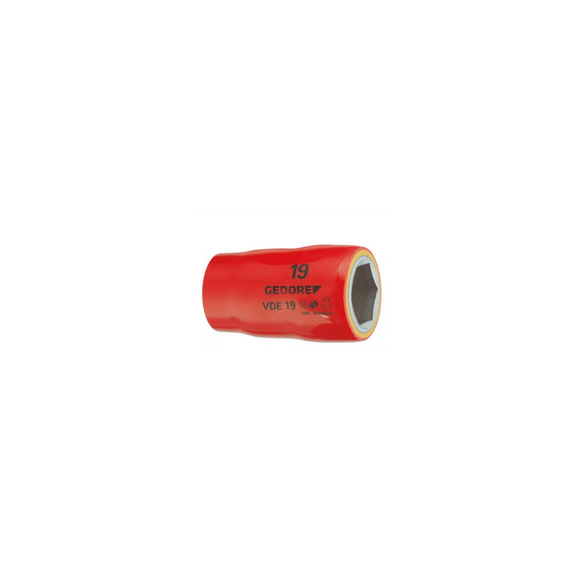 Soquete Sextavado VDE 12 mm com Encaixe 1/2" - GEDORE-091767