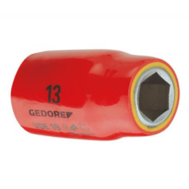 Soquete Sextavado VDE 12 mm com Encaixe 1/2" - GEDORE-091767