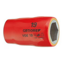 Soquete Sextavado VDE 13 mm com Encaixe 1/2" - GEDORE-091768