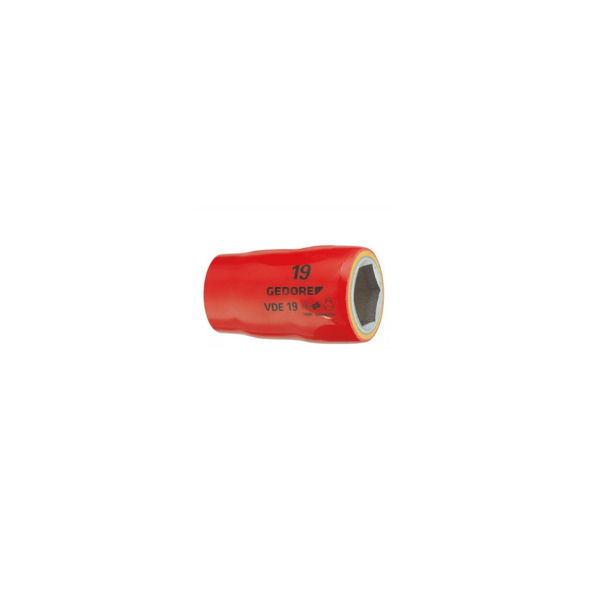 Soquete Sextavado VDE 15 mm com Encaixe 1/2" - GEDORE-091770