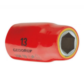 Soquete Sextavado VDE 15 mm com Encaixe 1/2" - GEDORE-091770