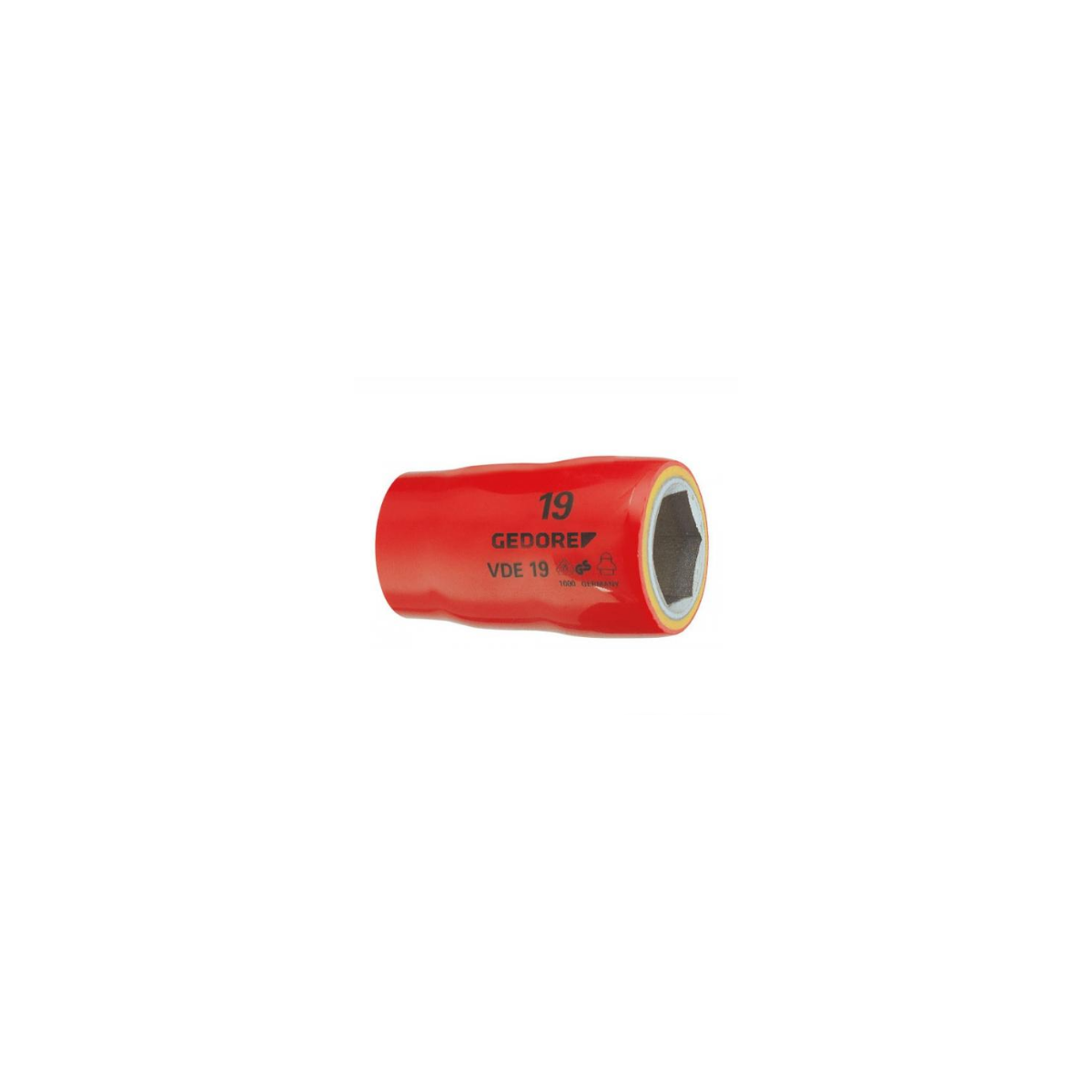 Soquete Sextavado VDE 16 mm com Encaixe 1/2" - GEDORE-091864