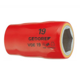 Soquete Sextavado VDE 17 mm com Encaixe 1/2" - GEDORE-091771