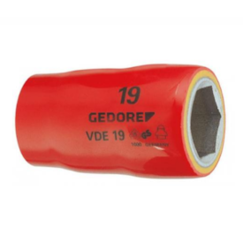 Soquete Sextavado VDE 19 mm com Encaixe 1/2" - GEDORE-091772