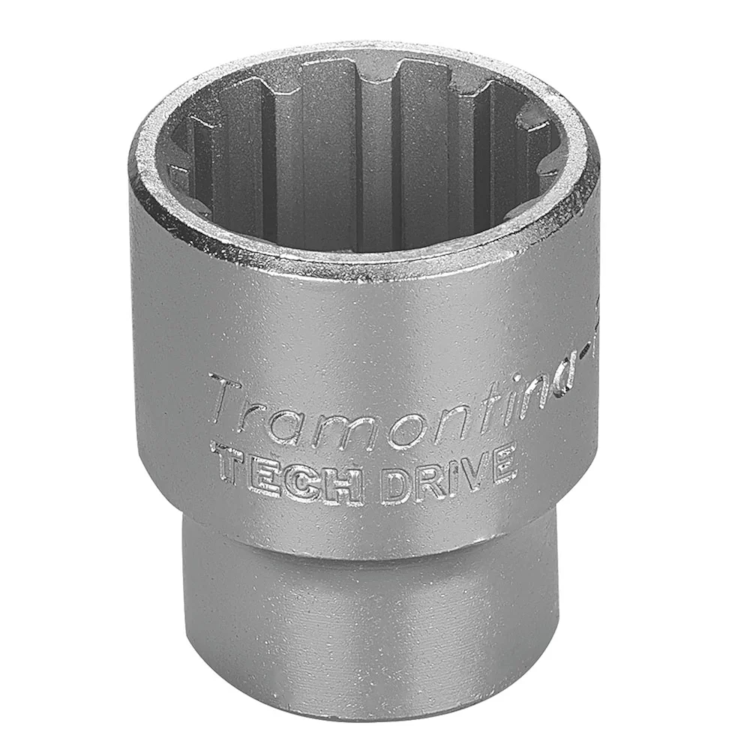 Soquete Techdrive em Cr-V 32mm com Encaixe de 1/2 Pol. - TRAMONTINA PRO-44850132