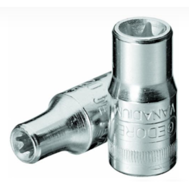 Soquete Torx GTX TX20-E4 com Encaixe 1/4" - GEDORE-013601