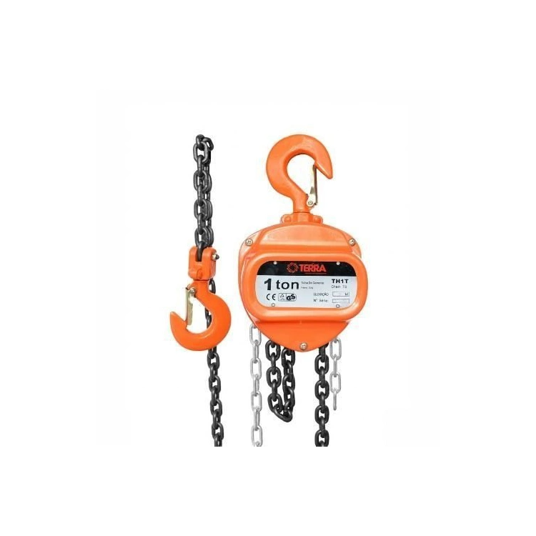 Talha Manual 1 Tonelada com Corrente 3 Metros - TERRA-705089