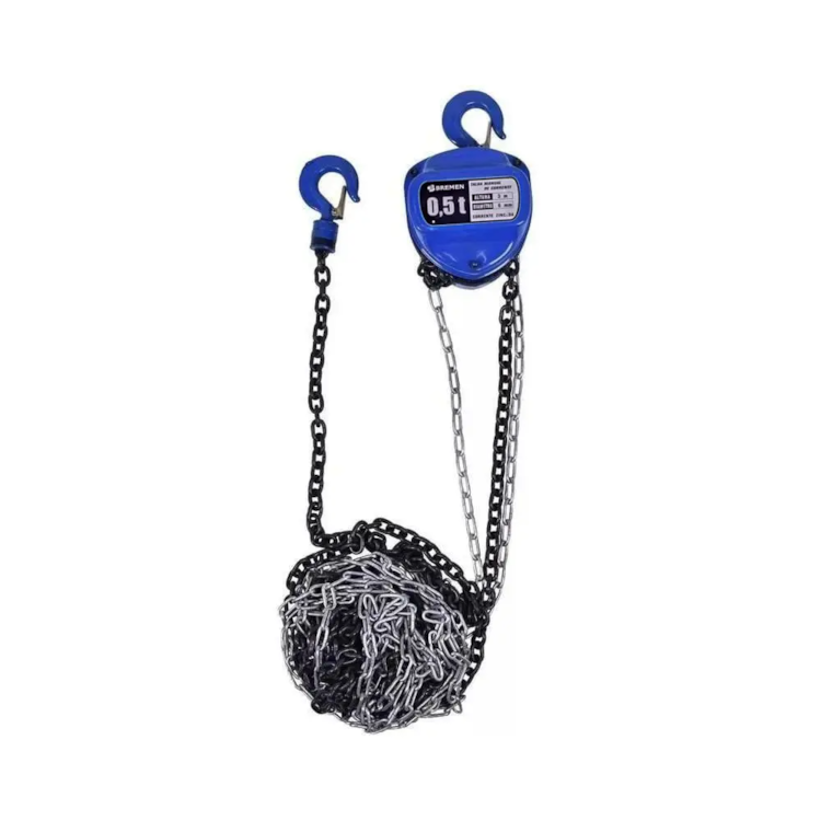 Talha Manual 500 Kg Corrente de 3 Metros - BREMEN-8246