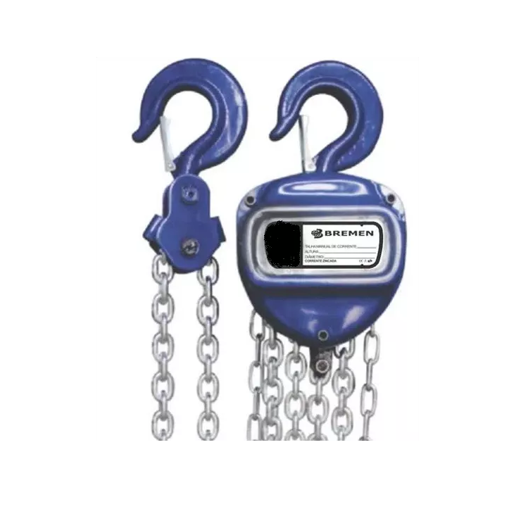 Talha Manual de Corrente com Capacidade Para 2Ton com 5m de Elevacao BREMEN-8251