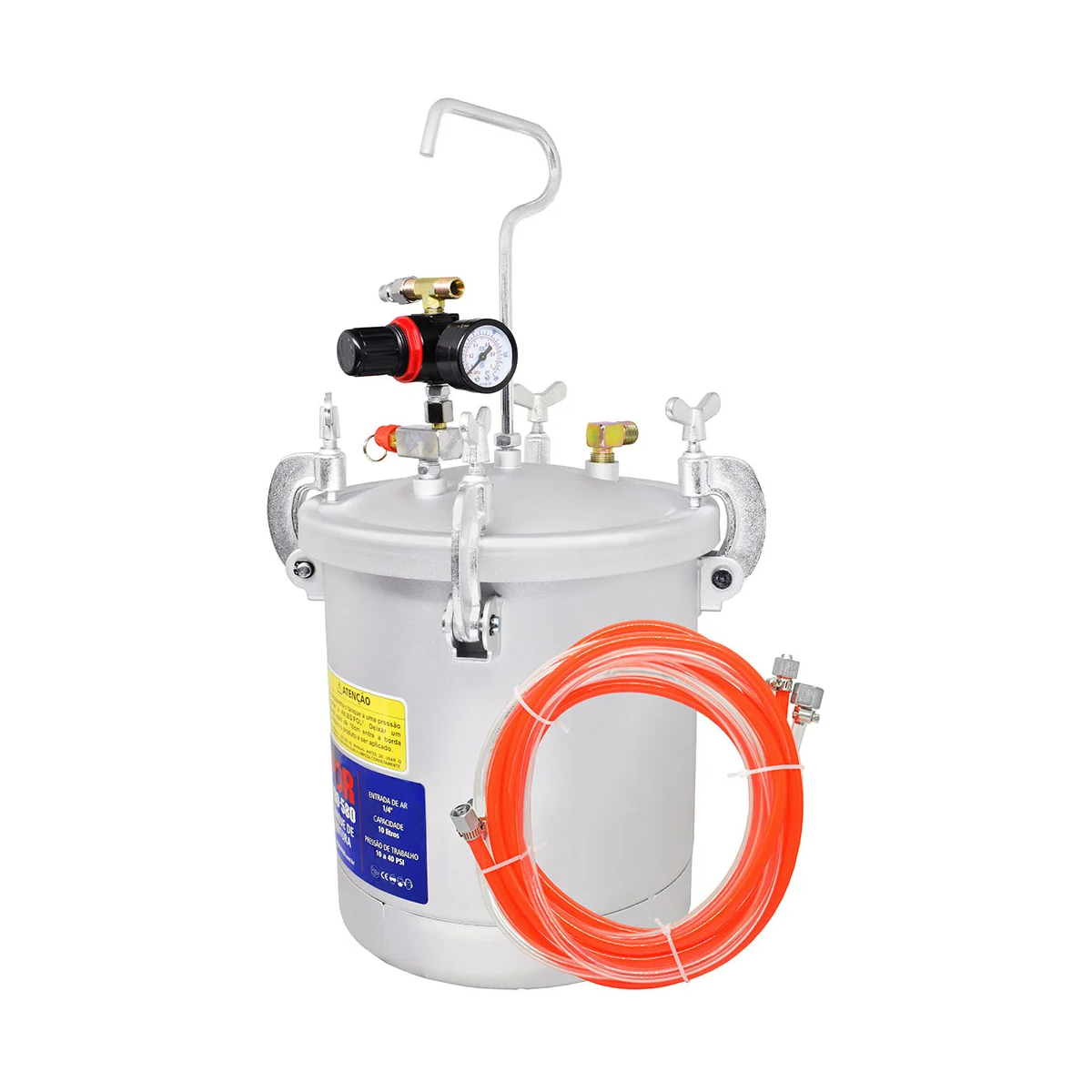 Tanque de Pressão para Pintura 10 Litros PDR-Pro-580