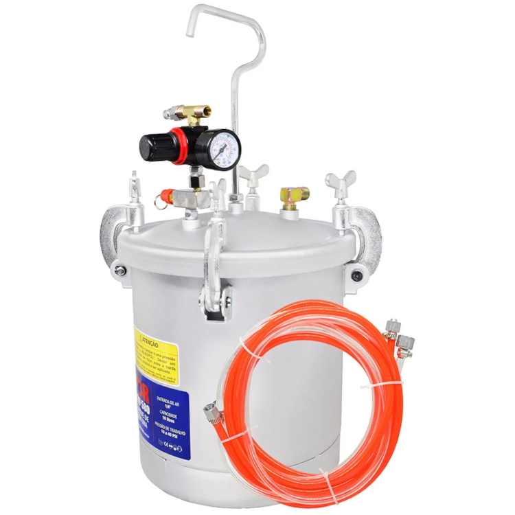 Tanque de Pressão para Pintura 10 Litros PDR-Pro-580