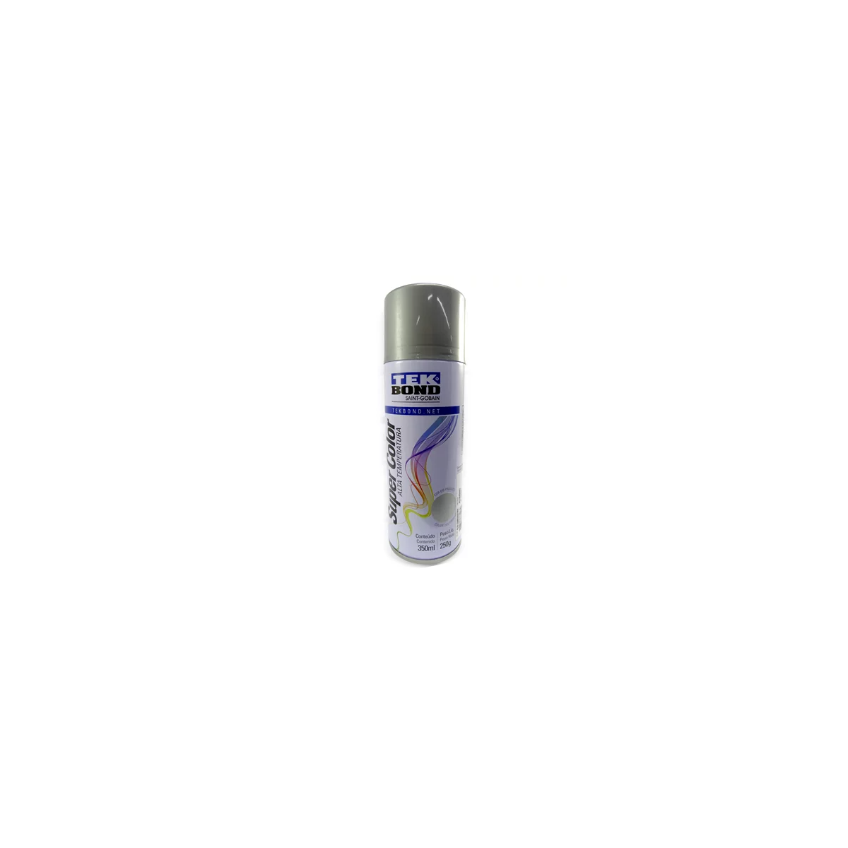 Tinta Spray Alta Temperatura Alumínio 350ML - TEKBOND-23261006900