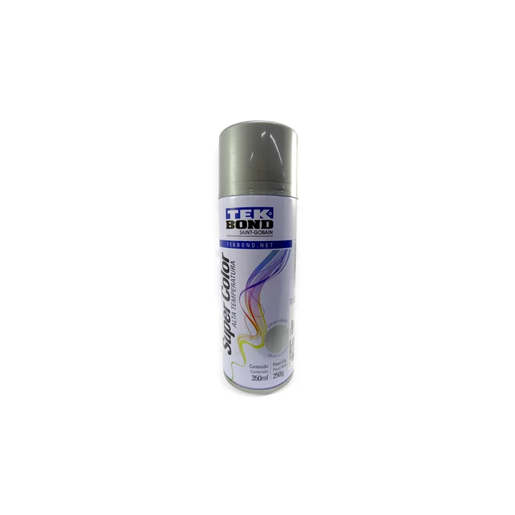 Tinta Spray Alta Temperatura Alumínio 350ML - TEKBOND-23261006900