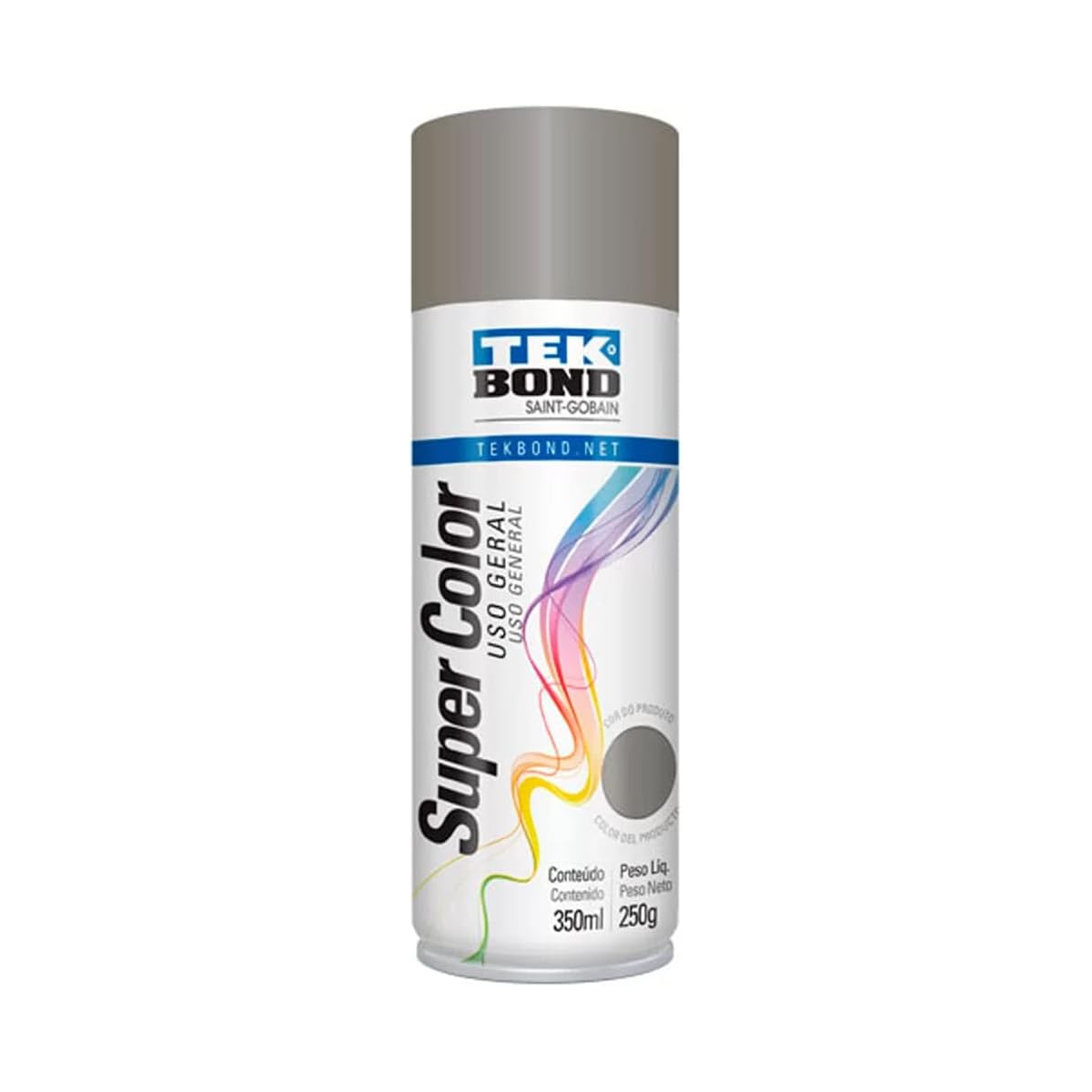 Tinta Spray De Uso Geral Alumínio 350ML - TEKBOND-23031006900