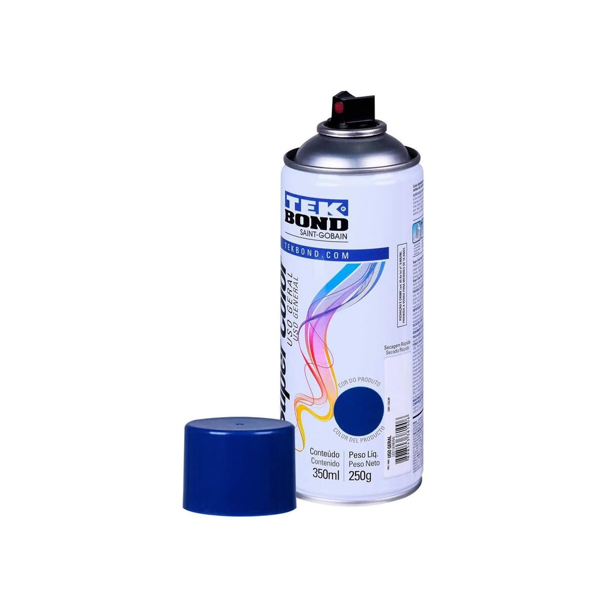 Tinta Spray De Uso Geral Azul Escuro 350ML - TEKBOND-23091006900