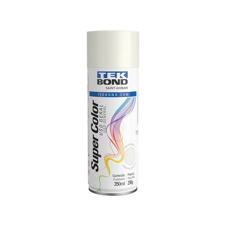Tinta Spray De Uso Geral Branco Fosco 350ML - TEKBOND-23101006900