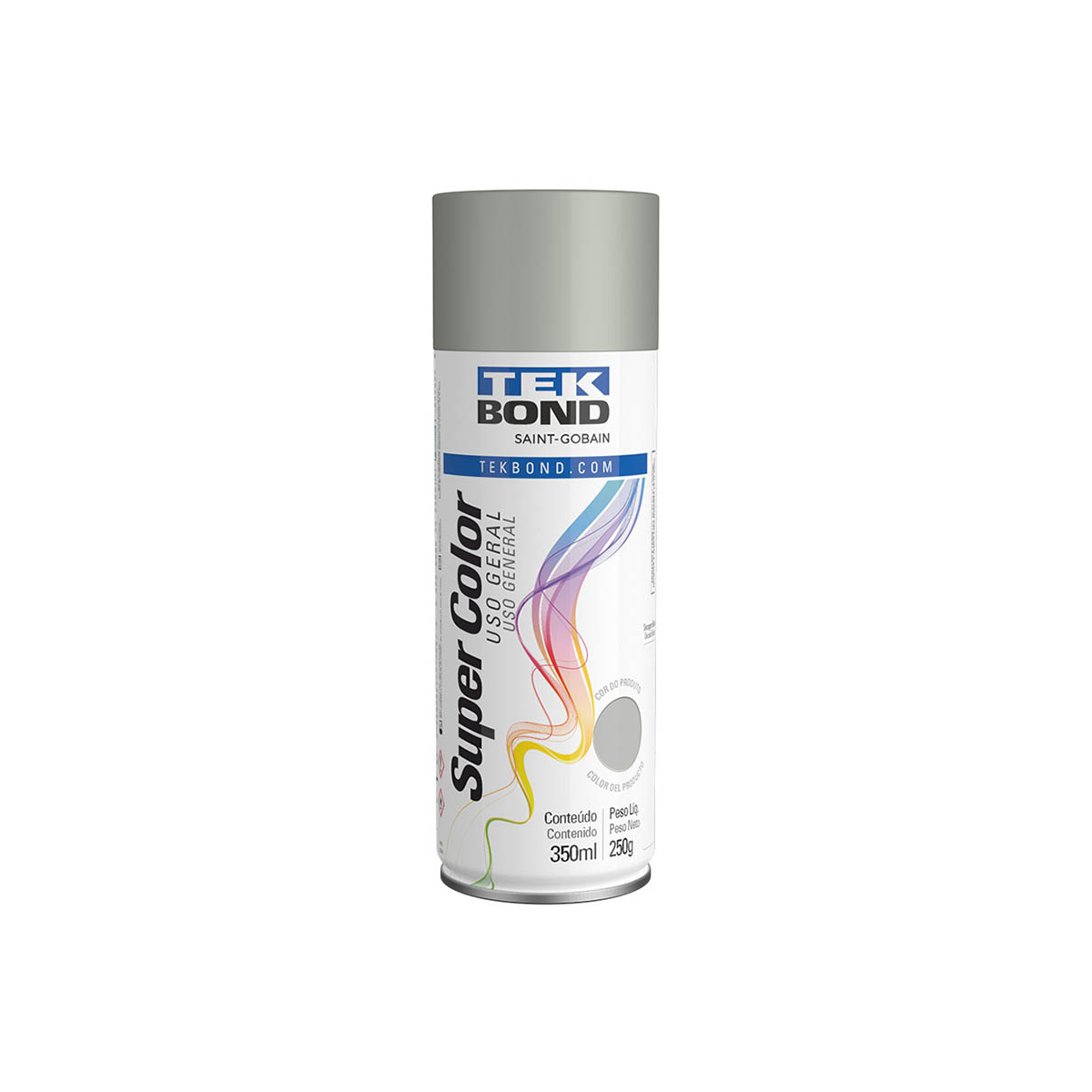 Tinta Spray De Uso Geral Platina 350ML - TEKBOND-23381006900