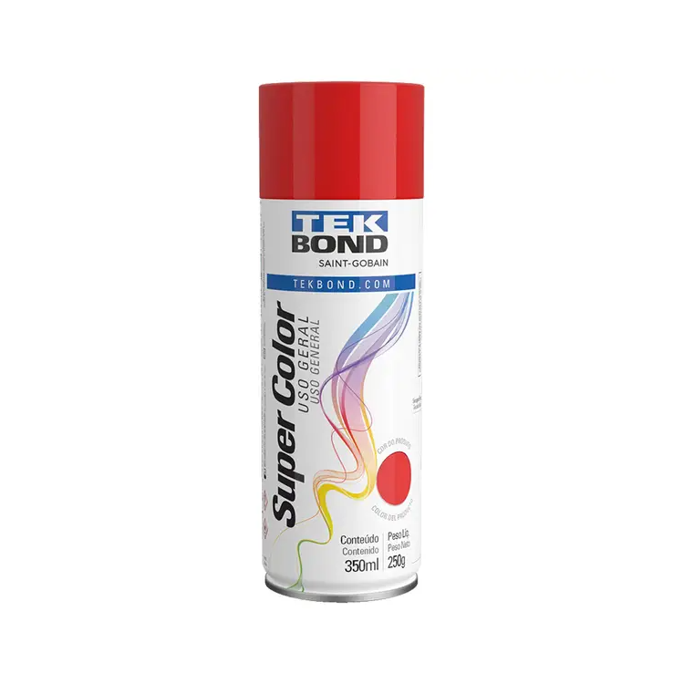 Tinta Spray De Uso Geral Vermelho 350ML - TEKBOND-23041006900