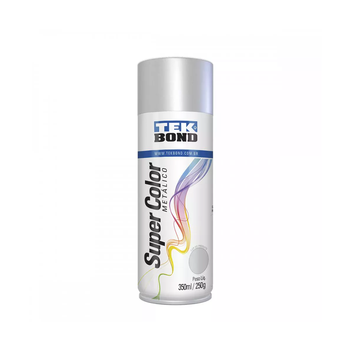Tinta Spray Metálico Prata 350ML - TEKBOND-23361006900