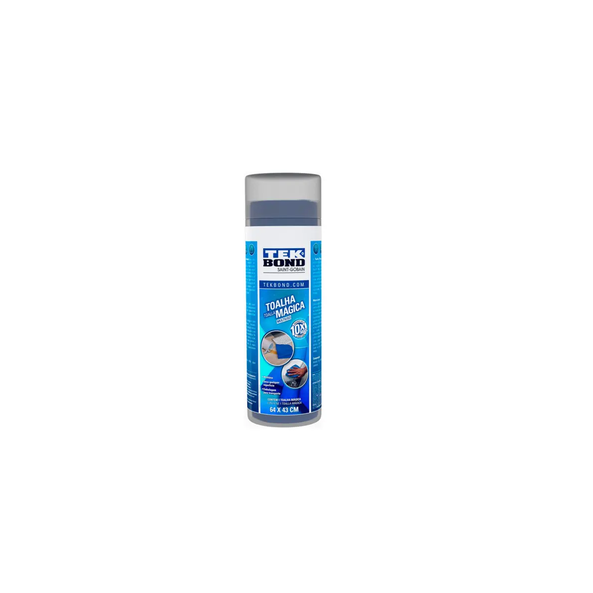 Toalha mágica multiuso 640x430mm - TEKBOND 24361200102