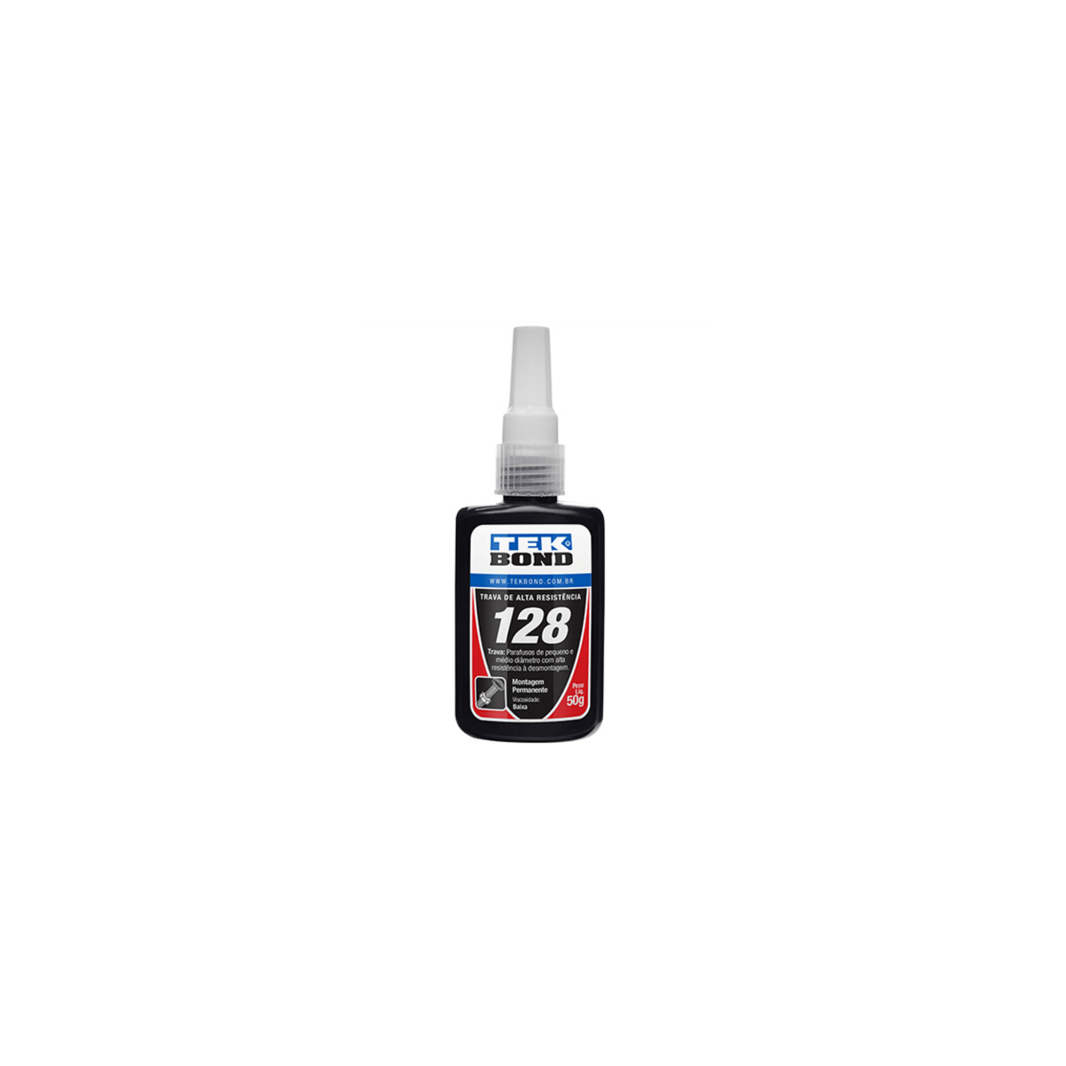 Trava Parafuso AT118 Vermelho 50 Gramas TEKBOND-10131004300