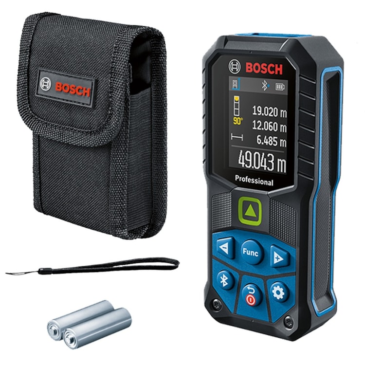 Trena à Laser Verde Bluetooth 50M GLM 50-27 CG Anti Impacto - BOSCH-0601072U00