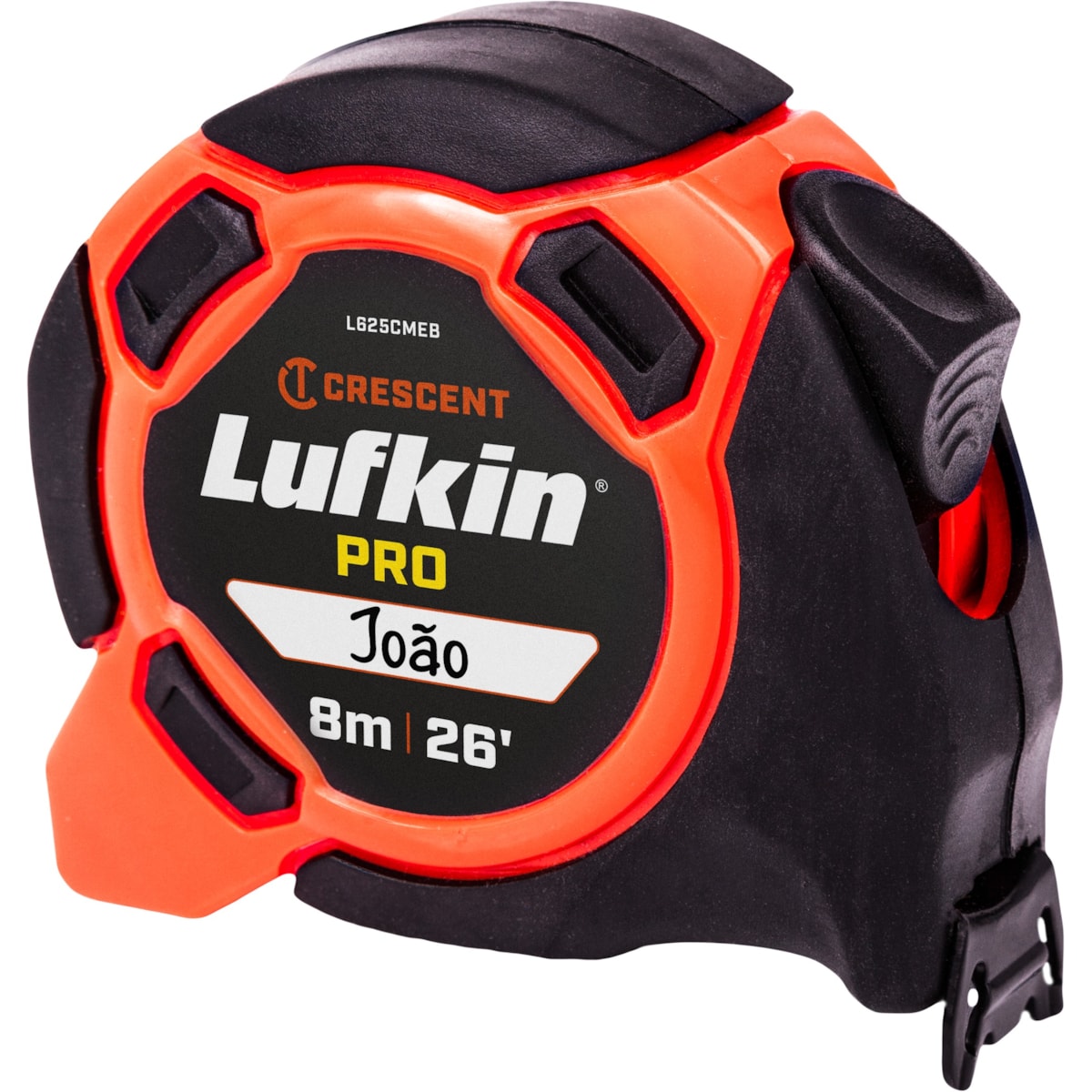Trena de Aço 8 Metros x 25MM com Display Emborrachado - LUFKIN-L625CMED